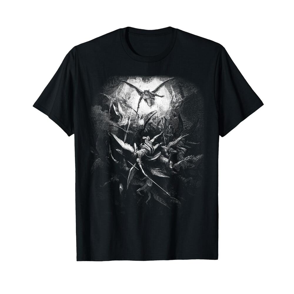 Gustave Dore Michael Drives All Fallen Angels 1866 TShirt